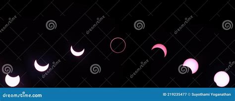 Annular Solar Eclipse Phases Royalty-Free Stock Image | CartoonDealer ...