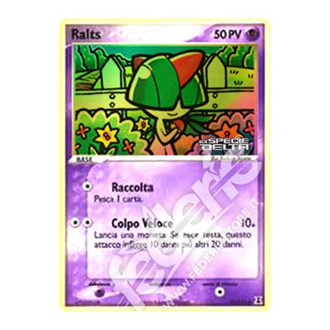 081 113 Ralts Comune Reverse Foil Stamp IT MINT Federicstore