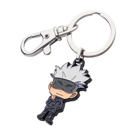 An Anime Character Keychain Is Shown On A White Background