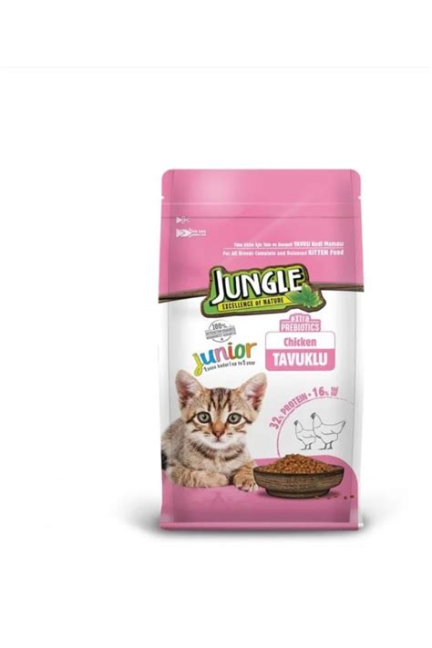 Jungle Tavuklu Yavru Kedi Maması 1 5 Kg Fiyatı Yorumları Trendyol