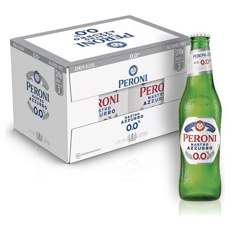 PERONI Birra Peroni Nastro Azzurro Zero Alcol Confezione 24 Bottiglie