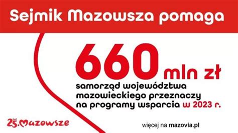 Sejmik Mazowsza Pomaga Programy Wsparcia Edycja Mojelipsko Info