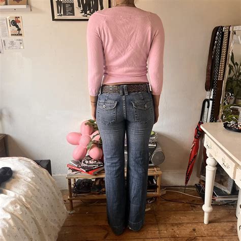 Y K Jane Norman Baby Pink V Neck Jumper With Depop