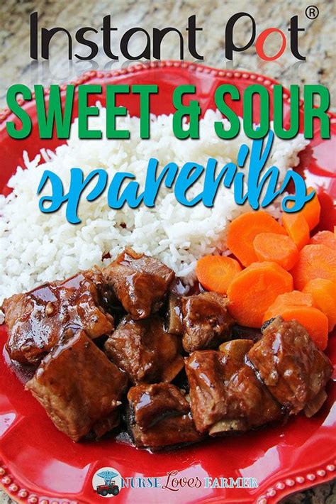 Instant Pot Sweet And Sour Spareribs Recipe Sweet Sour Spareribs