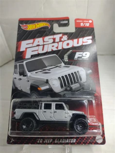 HOT WHEELS FAST Furious Series 1 9 10 20 Jeep Gladiator F9 The