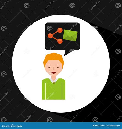 cartoon message chating bubbles vector illustration cartoondealercom