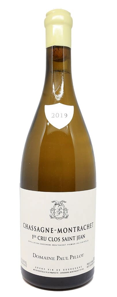 Chassagne Montrachet Domaine Paul Pillot Chassagne Montrachet 1er Cru