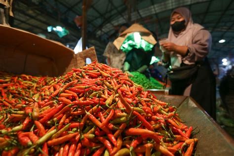 Foto Harga Cabai Merah Keriting Naik Berikut Daftar Harga Pangan Di