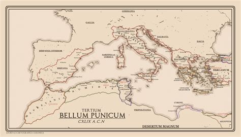 The Third Punic War - 149 BC - Maps on the Web