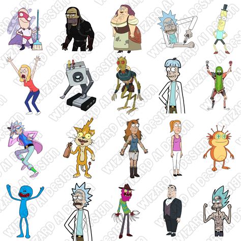 Rick And Morty SVG Bundle Rick Morty SVG Cut File Rick And Morty File