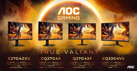 AOC Expands Its G4 Gaming Monitor Series With New Models TechPowerUp