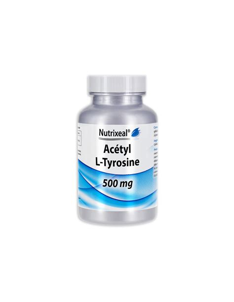 Acétyl L Tyrosine 500 mg par gélule Nutrixeal