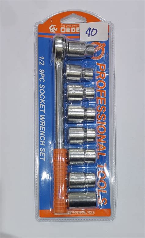 Socket Wrench 9 Piece - SMA Motorcycle Accessories