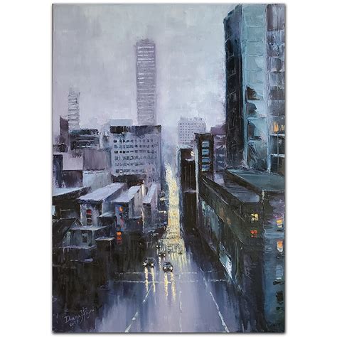 New York Skyline Painting