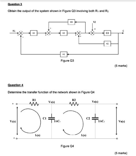 SOLVED Question 3 Obtain The Output Of The System Shown In Figure Q3