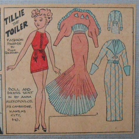 Tillie The Toiler 11 17 35 From Ebay In 2024 Paper Dolls Vintage