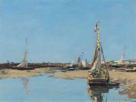 Eugène Louis Boudin Trouville les jetées marée basse 1877 1881