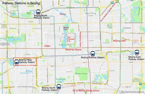 Beijing West Railway Station Map Location Address
