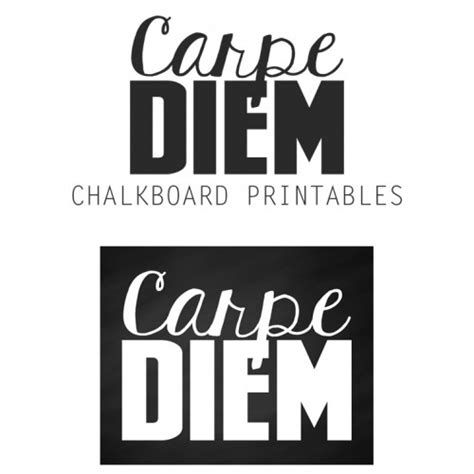 Free Carpe Diem Art Prints - The Cottage Market