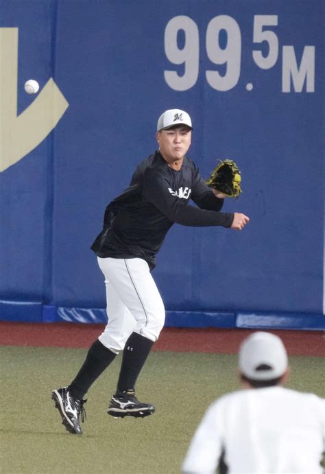 【ロッテ】山口航輝、自身初のホーム開幕戦に「声援を力に変えて頑張りたい」 プロ野球写真ニュース 日刊スポーツ