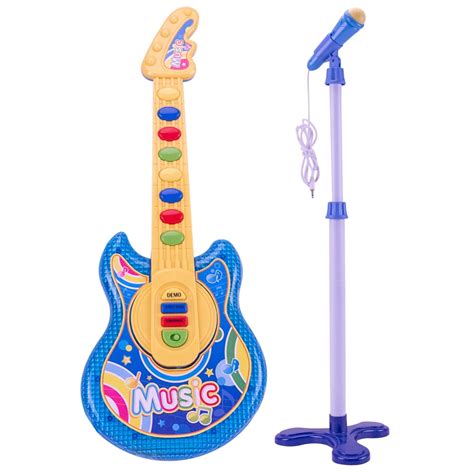 Kids Electric Guitar Beginner Kits Play Set with Microphone Speaker and ...