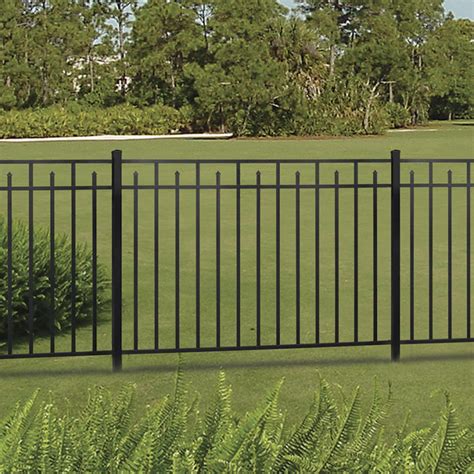 Freedom Aluminum Fencing 4 5 X 6 Ft Panels Black Concord 73002354