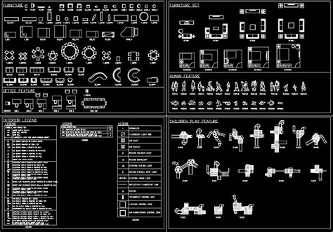 Autocad Blocks Set Cad Design Free Cad Blocks Drawings Details