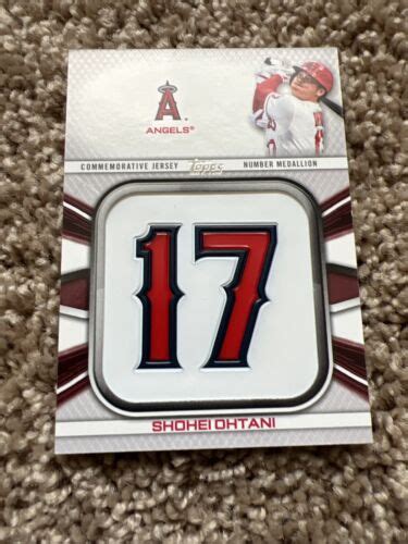 2022 Topps SHOHEI OHTANI Commemorative Jersey Number Medallion MVP EBay