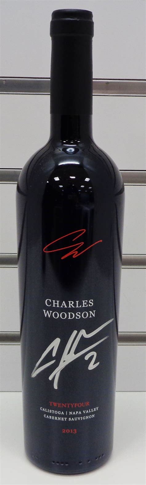 Lot Detail - Charles Woodson Autographed Woodson Wine