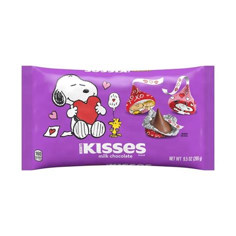 New Hersheys Kisses Milk Chocolates With Snoopy And Friends Foils