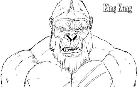 King Kong Skull Island Coloring Sheets Coloring Pages