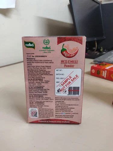 Bleached Kraft Paperboard Masala Packing Box At Rs 8 Piece In