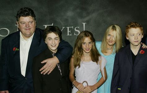 'Harry Potter' cast pay tribute to "incredible" Robbie Coltrane