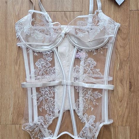 Nwt Agent Provocateur Gloria Basque In Nude In Agent Provocateur