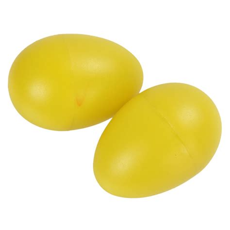 2020 Plastic 2 X Eggs Shakers Rattle Rustling Percussion Musical Toy