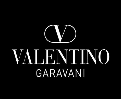 Valentino Garavani Brand Symbol White Logo Clothes Design Icon Abstract ...