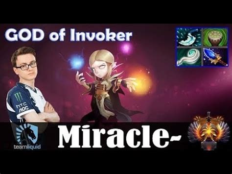 Miracle GOD Of Invoker Mid EZ GAME 7 20e Dota 2 Mmr Pro Gameplay