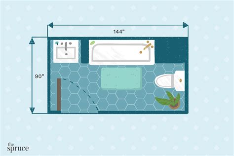 15 Common Bathroom Floor Plans