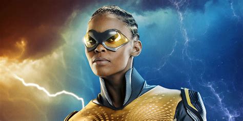 Black Lightning First Look At Thunder In Costume Cbr