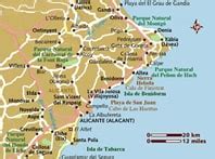 Calpe Spain Map