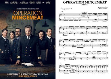 Operation Mincemeat Room 13 Piano Sheet Music Soundtracks