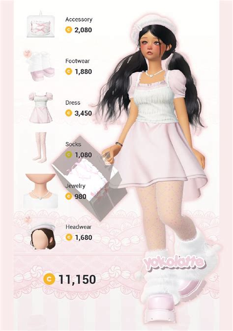 Zepeto Coquette Coin In Fairycore Outfit Zepeto Looks Ideas