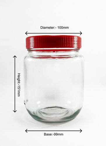 Kg Capacity Transparent Round Glass Jar At Best Price In Firozabad