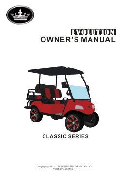 EVOLUTION CLASSIC D2 SERIES OWNERS MANUAL (DIGITAL DOWNLOAD ONLY READ ...