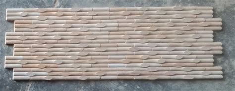 Bamboo Design Stone Wallpanel Material Sandstone Manufacturer