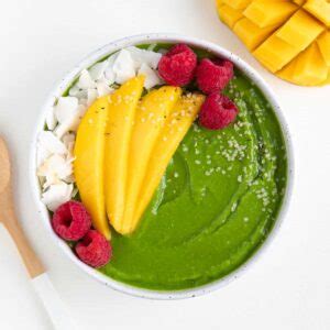 Green Mango Smoothie Bowl Purely Kaylie