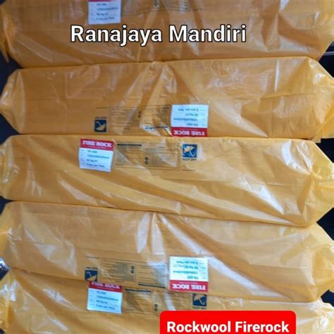 Jual Peredam Suara Rockwool Fire Rock Densitas Kg M Tebal Cm