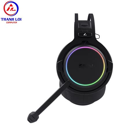 Tai Nghe Kh Ng D Y Gaming Zidli Fh G Rgb Real