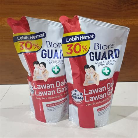 Jual Biore Guard Antibacterial Body Foam Sabun Mandi Cair Active