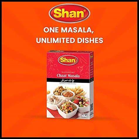 Shan Chaat Masala Seasoning Mix 3 52 Oz 100g Spice Powder For Tangy